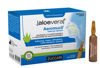 Aloevera2 aeromucil 10 fiale 5 ml - Aloevera2 aeromucil 10 fiale 5 ml