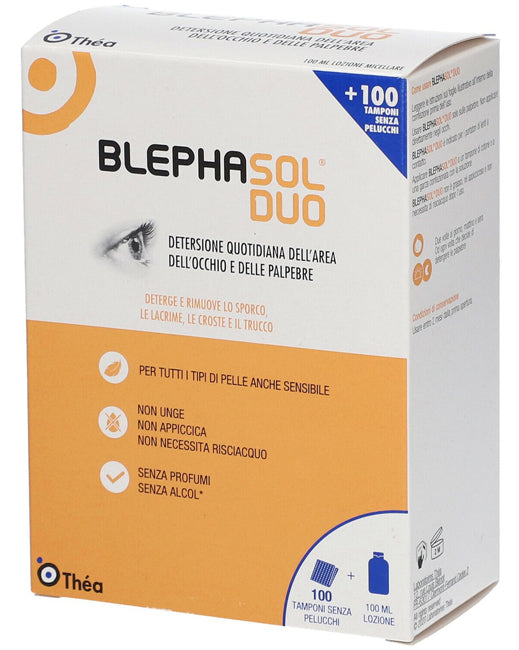 Blephasol duo soluzione micellare igiene palpebrale 100 ml +100 garze - Blephasol duo soluzione micellare igiene palpebrale 100 ml +100 garze