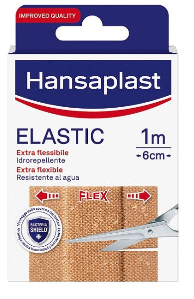Cerotto in striscia hansaplast elastic extra flessibile 6 cmlunghezza 1 m 10 pezzi - Cerotto in striscia hansaplast elastic extra flessibile 6 cmlunghezza 1 m 10 pezzi
