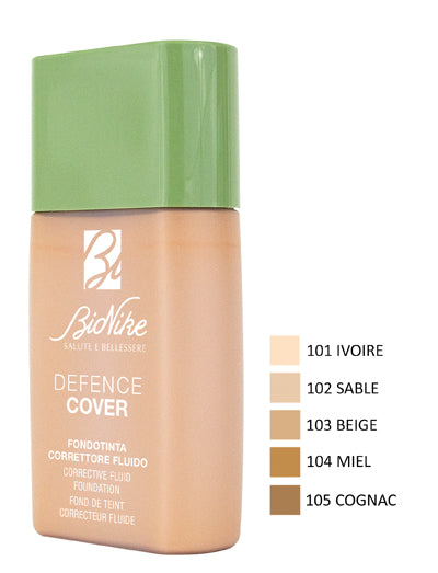 Defence cover fondotinta correttore fluido 104 40 ml - Defence cover fondotinta correttore fluido 104 40 ml