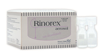 Fiala per aerosol rinorex bicarbonato 3 ml 25 pezzi - Fiala per aerosol rinorex bicarbonato 3 ml 25 pezzi