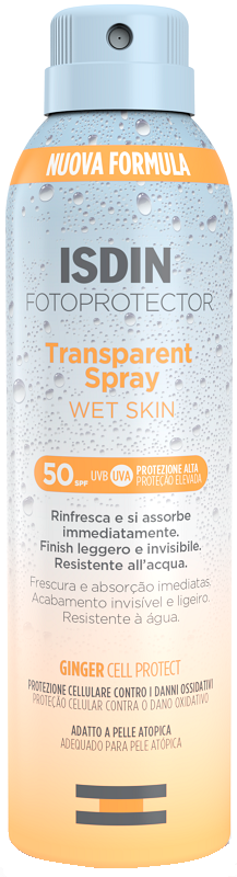 Fotoprotector transparent wet skin spray 50+ 250 ml - Fotoprotector transparent wet skin spray 50+ 250 ml
