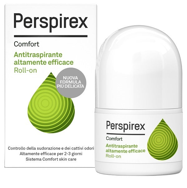 Perspirex comfort antitraspirante roll-on nuova formula 20 ml - Perspirex comfort antitraspirante roll-on nuova formula 20 ml