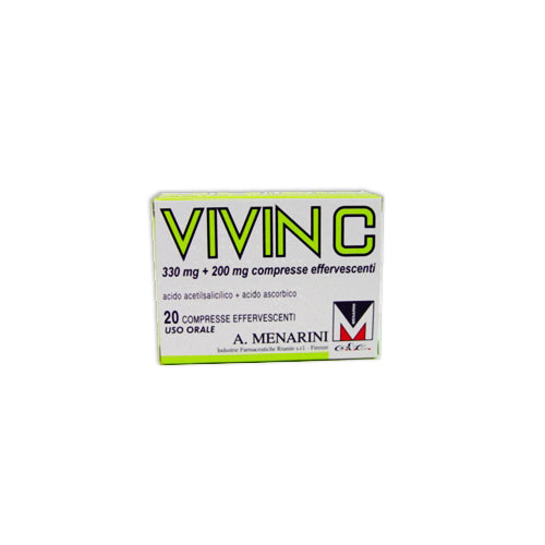 Vivin c*20 cpr eff 330 mg + 200 mg - Vivin c*20 cpr eff 330 mg + 200 mg