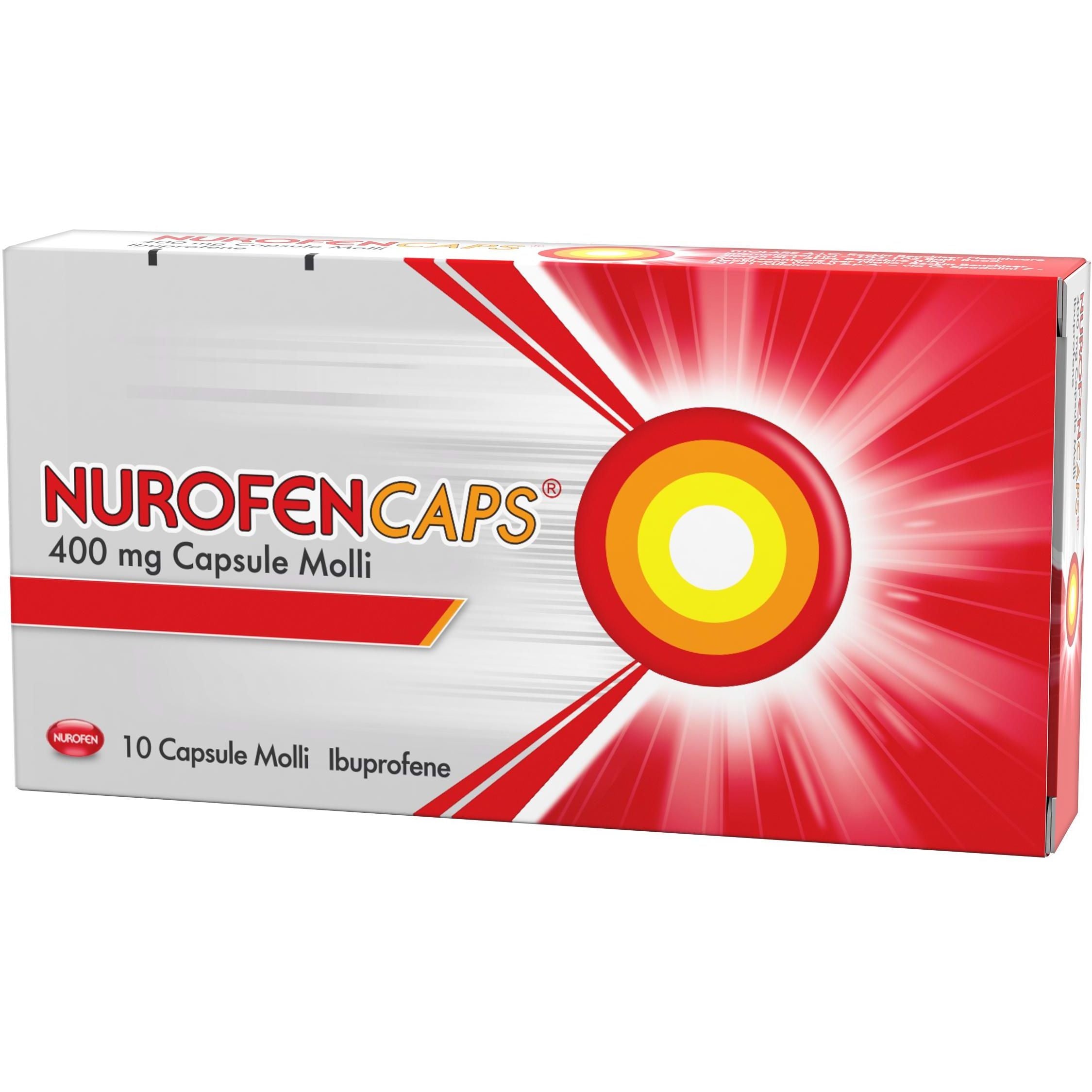 Nurofencaps*10 cps molli 400 mg - Nurofencaps*10 cps molli 400 mg