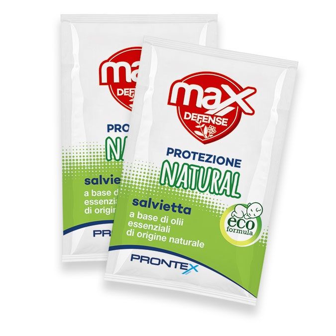 Prontex max defense salviettine natural 6 pezzi - Prontex max defense salviettine natural 6 pezzi