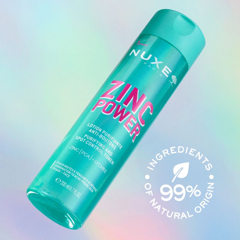 Nuxe zinc power Lozione purificante e anti-imperfezioni 200 ml. - Nuxe zinc power Lozione purificante e anti-imperfezioni 200 ml.