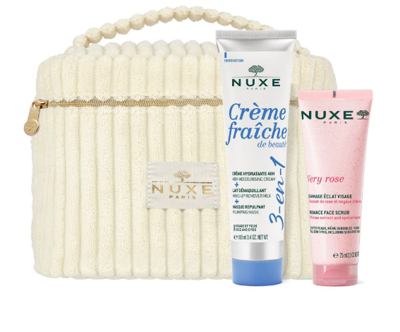 Nuxe creme fraiche & very rose vanity set - Nuxe creme fraiche & very rose vanity set