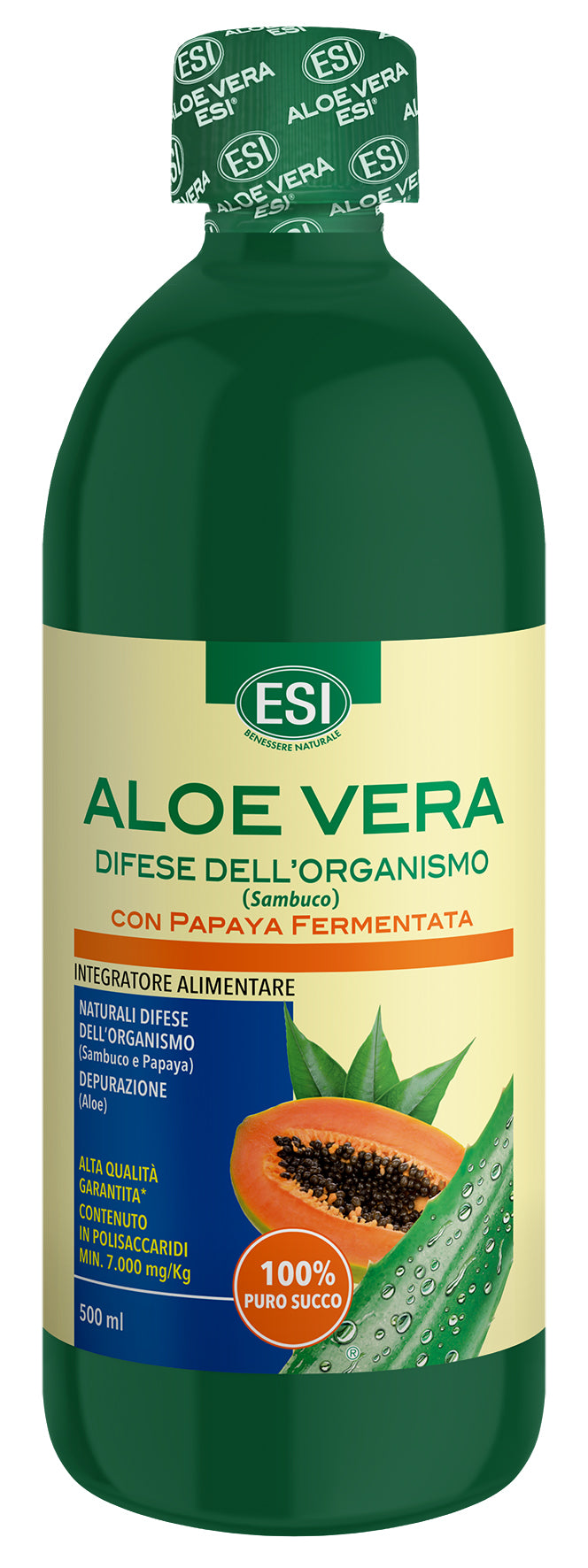 Esi aloe vera difese papaya succo 500 ml - Esi aloe vera difese papaya succo 500 ml