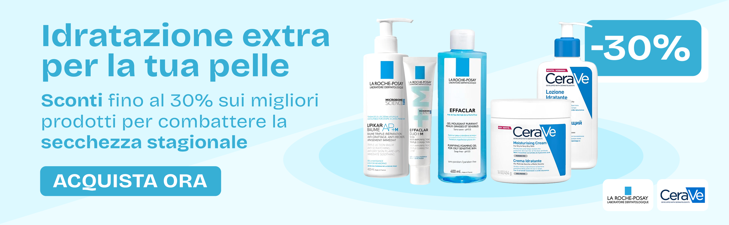 Promozione La Roche Posay e Cerave