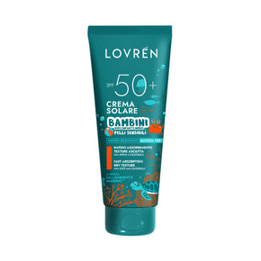 Lovren solaire crema solare spf50+ pelli sensibili bambini 200 ml
