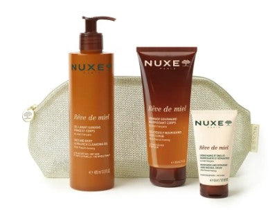 Nuxe reve de miel gel doccia ultra ricco 400 ml+ scrub corpo200 ml + crema mani 50 ml - Nuxe reve de miel gel doccia ultra ricco 400 ml+ scrub corpo200 ml + crema mani 50 ml