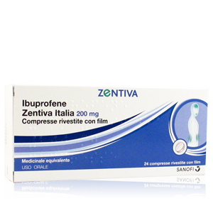 Ibuprofene (zentiva italia)*24 cpr riv 200 mg - Ibuprofene (zentiva italia)*24 cpr riv 200 mg