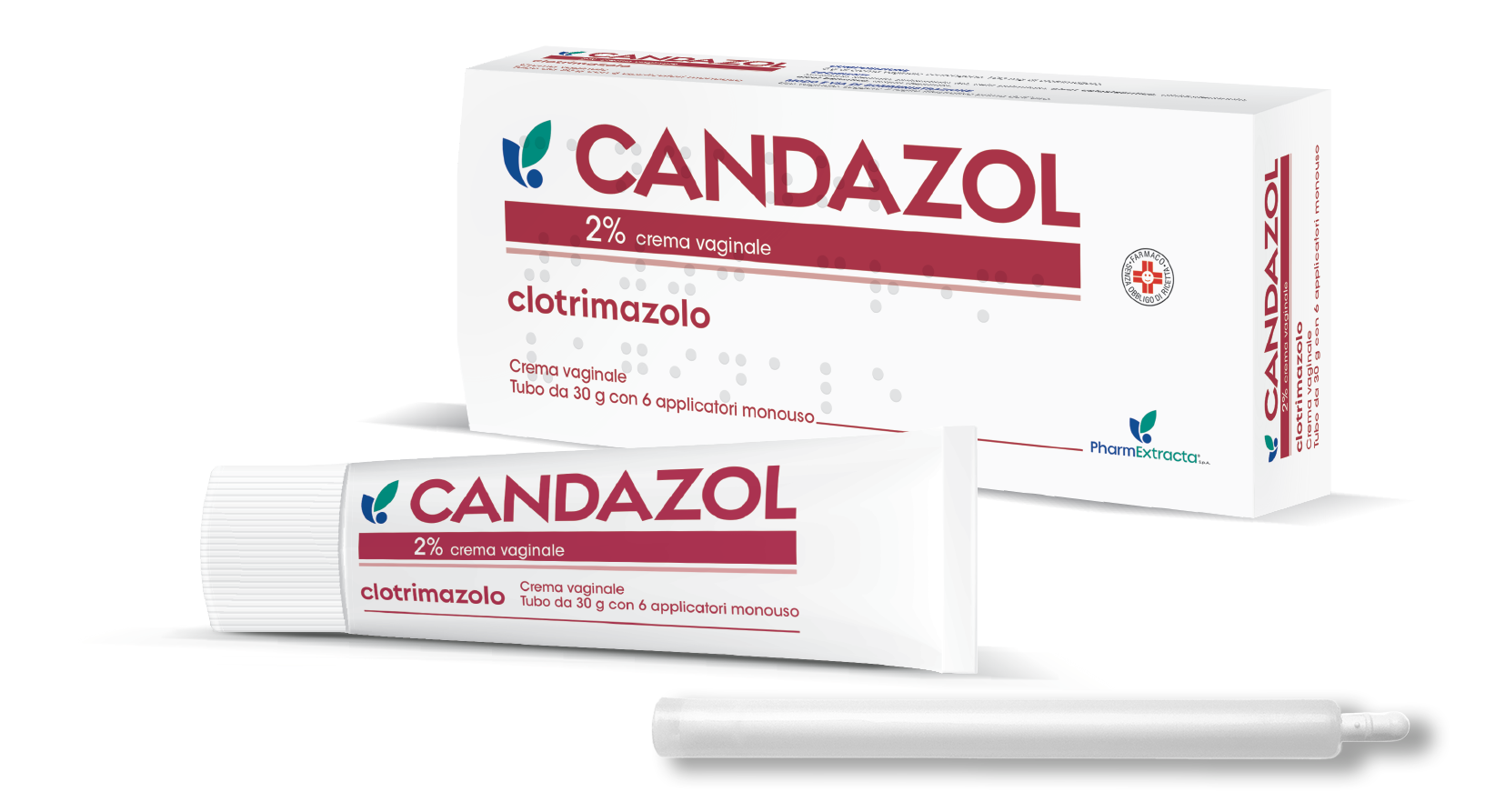 Candazol*crema vag 30 g 2% + 6 applicatori monouso - Candazol*crema vag 30 g 2% + 6 applicatori monouso