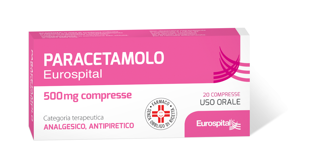 Paracetamolo (eurospital)*20 cpr 500 mg - Paracetamolo (eurospital)*20 cpr 500 mg
