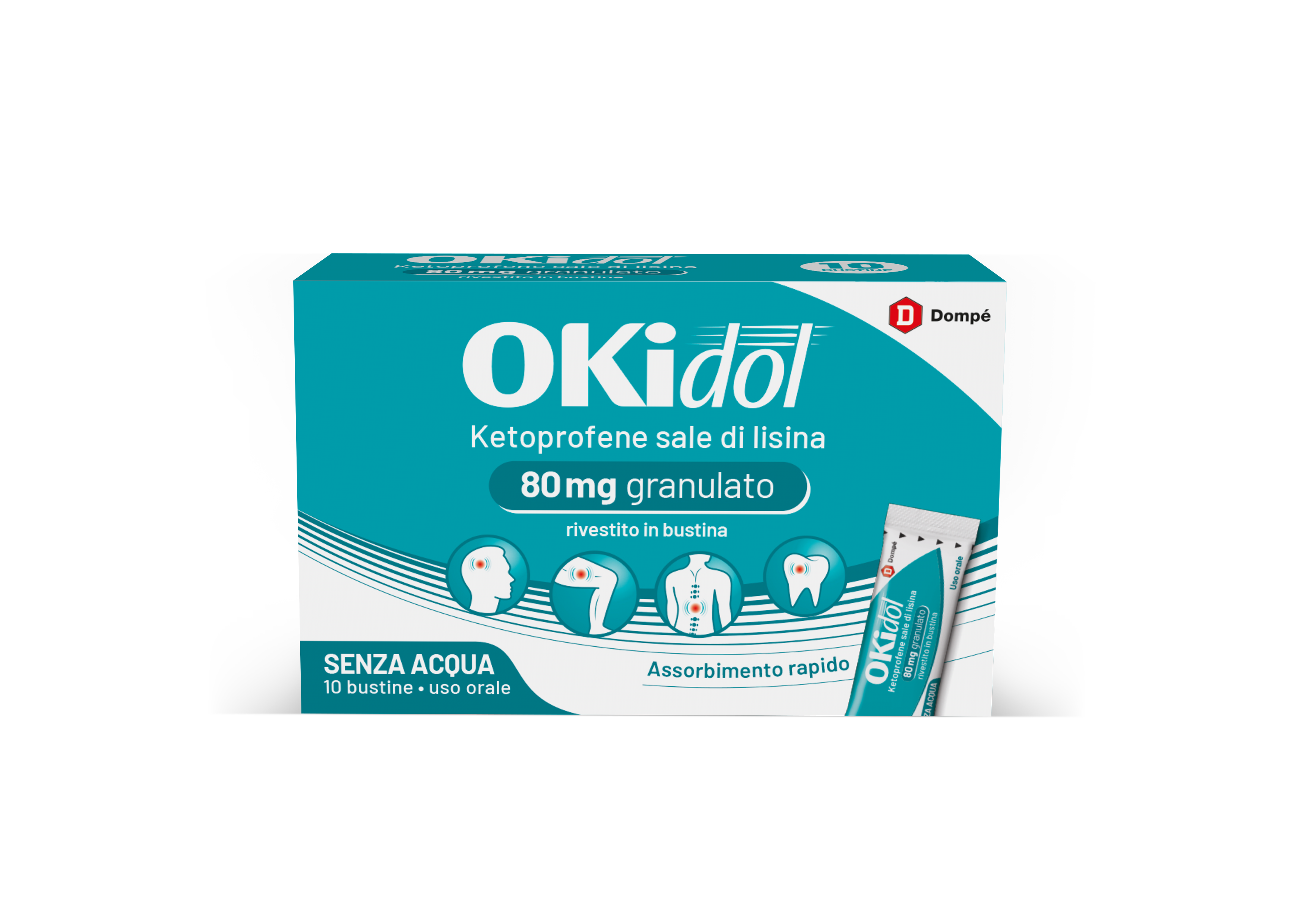 Okidol*orale granulato 10 bustine 80 mg - Okidol*orale granulato 10 bustine 80 mg