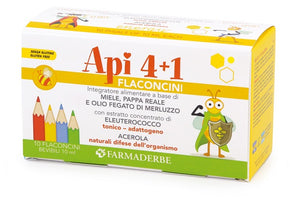 Apiquattro + 1 10 flaconcini da 10 ml