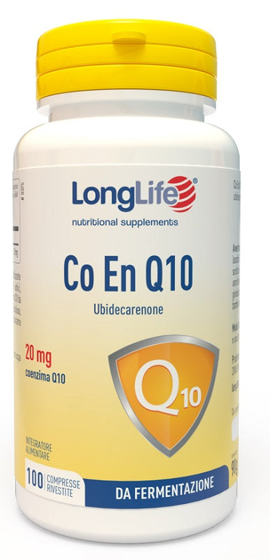 Longlife co en q10 20mg 100 compresse rivestite - Longlife co en q10 20mg 100 compresse rivestite