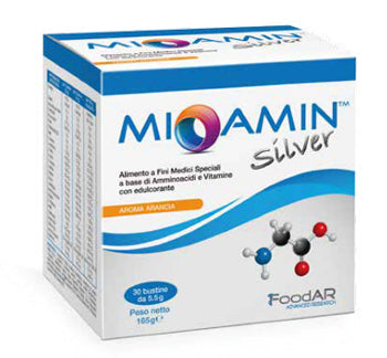 Mioamin silver 30 bustine 5,5 g aroma arancia - Mioamin silver 30 bustine 5,5 g aroma arancia
