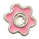 In orecchini fiore rosa kids k009c