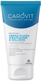 Carovit programma solare crema fluida idratazione & sollievo150 ml