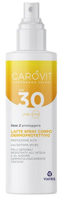 Carovit programma solare latte corpo spf30 200 ml