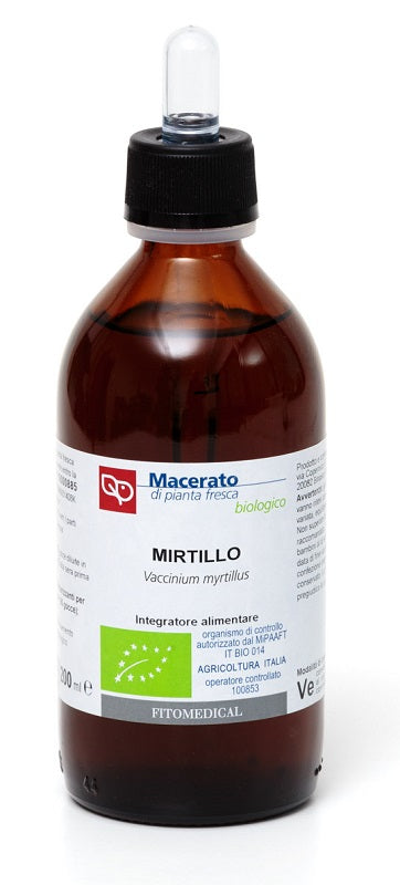 Mirtillo tintura madre 200 ml bio - Mirtillo tintura madre 200 ml bio