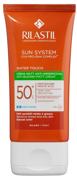 Rilastil sun system water touch mat crema spf50+ 50 ml - Rilastil sun system water touch mat crema spf50+ 50 ml