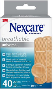 Cerotto preparato nexcare universal assortiti 20 cerotto 19x72mm + 10 cerotto 25x72mm + 10 cerotto tondi 22,5mm