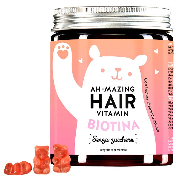 Bears with benefits ah-mazing hair vitamins mit biotin sugarfree 45 caramelle gommose - Bears with benefits ah-mazing hair vitamins mit biotin sugarfree 45 caramelle gommose