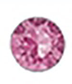 Orecchini sterili in175c niobio crist rosa