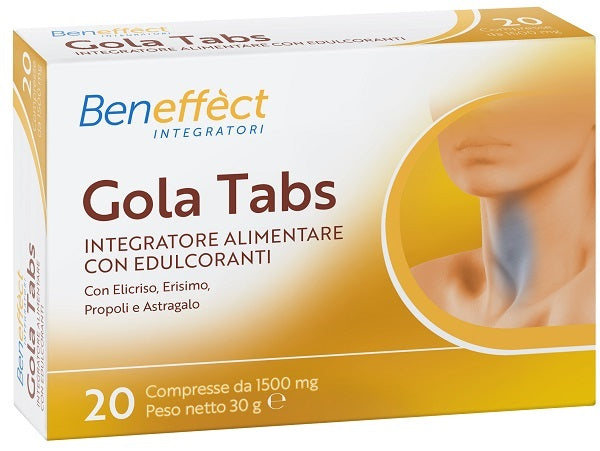 Beneffect gola tabs 20 compresse - Beneffect gola tabs 20 compresse