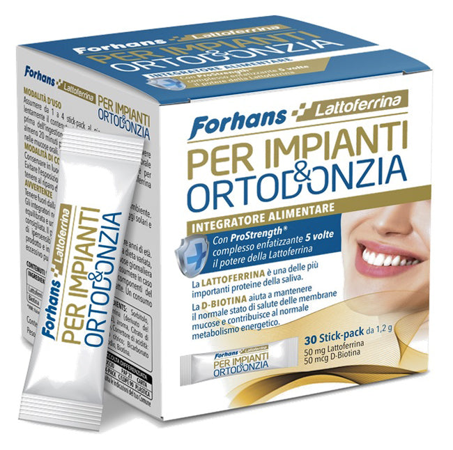 Forhans per impianti&ortodonzia 30 stick-pack - Forhans per impianti&ortodonzia 30 stick-pack