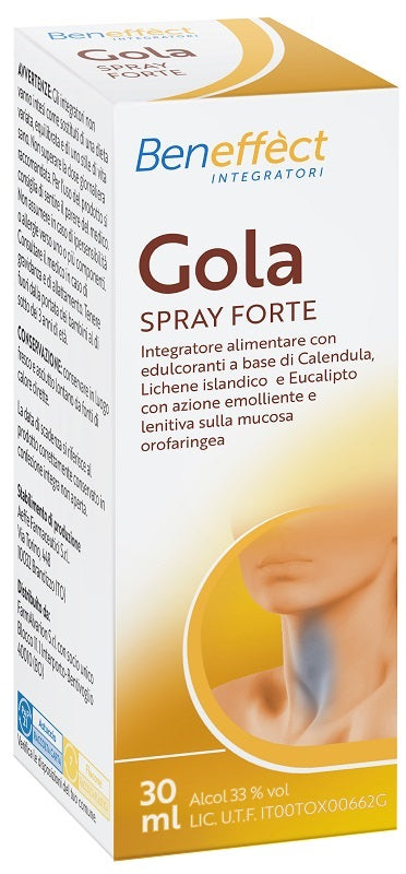 Beneffect gola spray forte 30 ml - Beneffect gola spray forte 30 ml