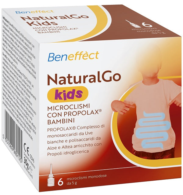 Beneffect naturalgo kids 6 microclismi da 5 g - Beneffect naturalgo kids 6 microclismi da 5 g