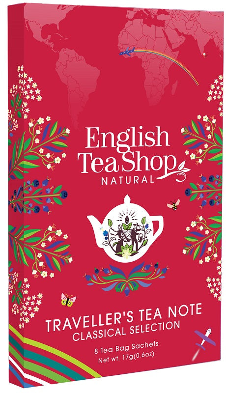 English tea shop traveller's wallet 8 filtri breakfast + te'bianco - English tea shop traveller's wallet 8 filtri breakfast + te'bianco