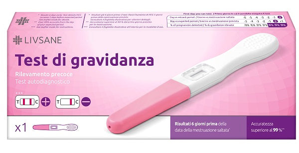 Test gravidanza livsane 1 pezzo - Test gravidanza livsane 1 pezzo