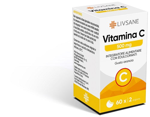Livsane vitamina c 60 compresse masticabili - Livsane vitamina c 60 compresse masticabili