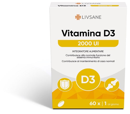 Livsane vitamina d3 2000 60 capsule - Livsane vitamina d3 2000 60 capsule