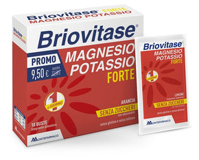 Briovitase Forte Magnesio e Potassio Gusto Arancia – 10 Bustine