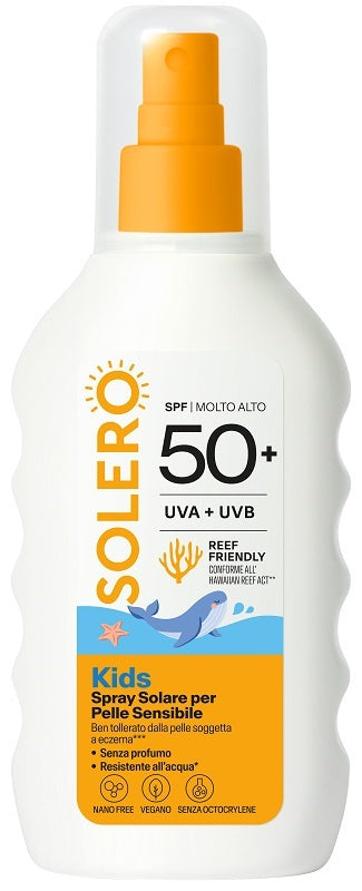 Solero spray solare spf50 kids 200 ml - Solero spray solare spf50 kids 200 ml