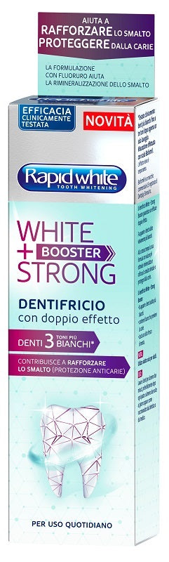 Rapid white dentifricio white+booster strong 75ml - Rapid white dentifricio white+booster strong 75ml