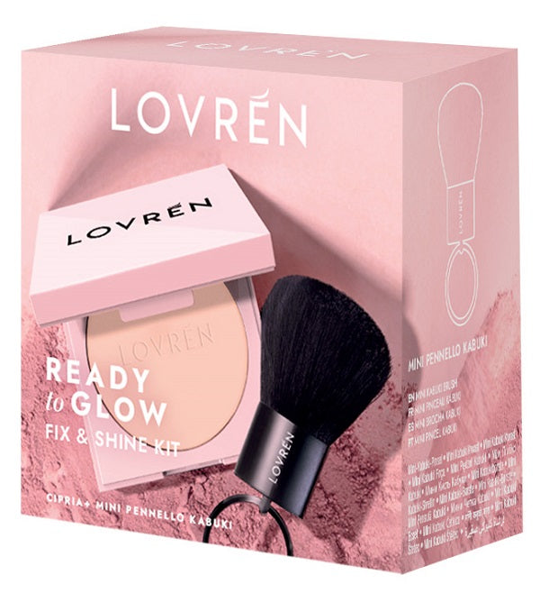 Lovren ready to glow travel kit cipria fix & shine 1 cipria+ 1 pennello kabuki - Lovren ready to glow travel kit cipria fix & shine 1 cipria+ 1 pennello kabuki