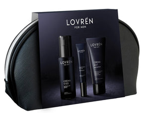 Lovren travel kit men 1 lovren men 4 in 1 50 ml + 1 gel visohydra-tone effect 30 ml + 1 contorno occhi hydra-tone effect 15 ml