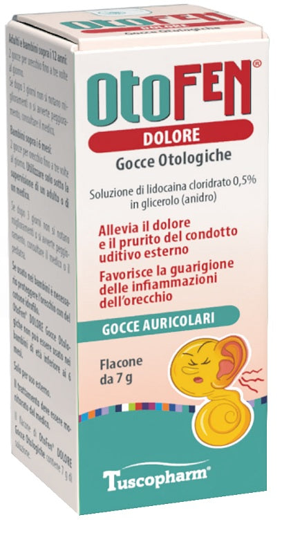 Gocce otologiche otofen dolore 7 g - Gocce otologiche otofen dolore 7 g