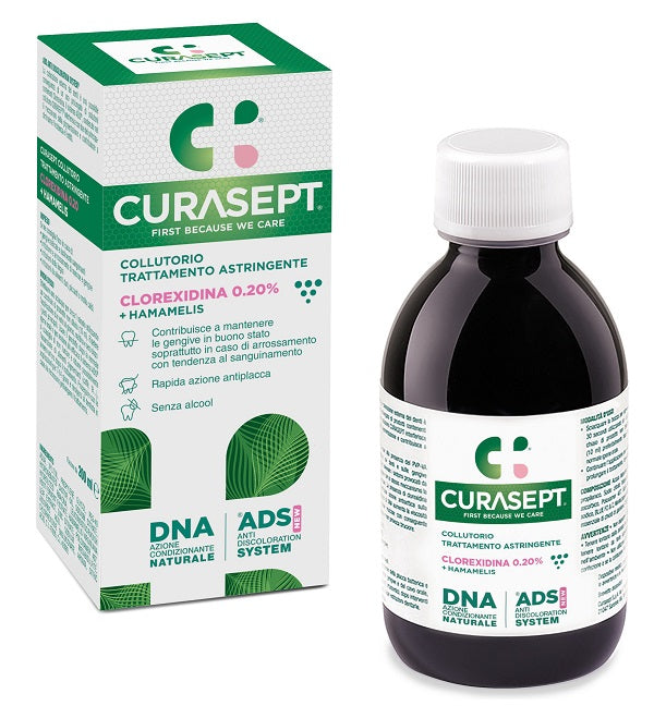 Curasept collutorio ads dna trattamento astringente 200 ml - Curasept collutorio ads dna trattamento astringente 200 ml