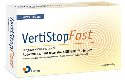 Vertistop fast 20 capsule da 675 mg - Vertistop fast 20 capsule da 675 mg