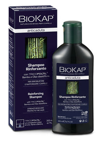 Biokap shampoo rinforzante anticaduta con tricobiotic nuovaformula 200 ml