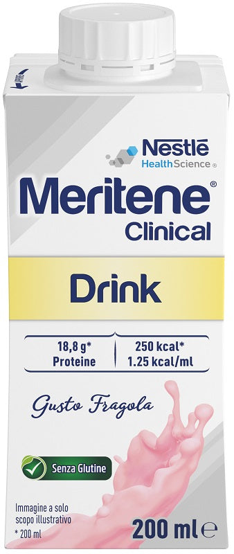 Meritene clinical drink fragola 200 ml - Meritene clinical drink fragola 200 ml