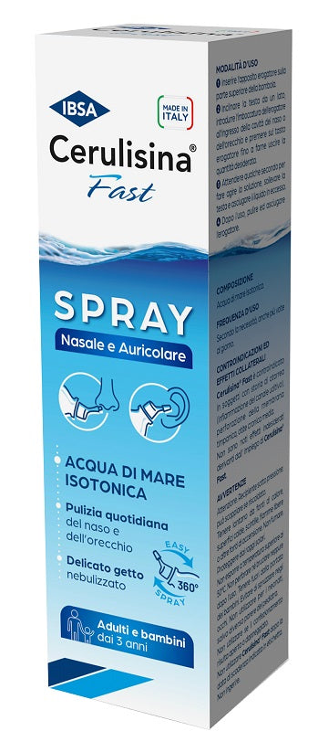 Cerulisina fast naso/orecchio spray 100 ml - Cerulisina fast naso/orecchio spray 100 ml